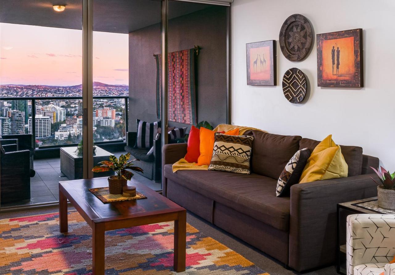 African Escape On Level 38 - Balcony With Views Brisbane Eksteriør bilde