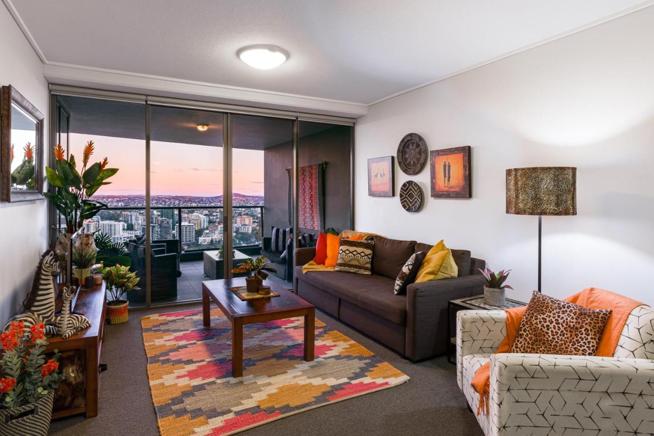 African Escape On Level 38 - Balcony With Views Brisbane Eksteriør bilde